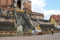 Invoquer le Bouddha (Wat Chedi Luang - Chiang Mai - ThaÃÂ¯lande) Royalty Free Stock Photo